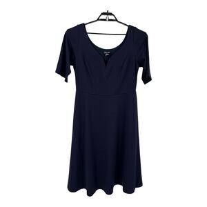 City Chic dress Cute Girl Elbow sleeved dark blue size XS 14